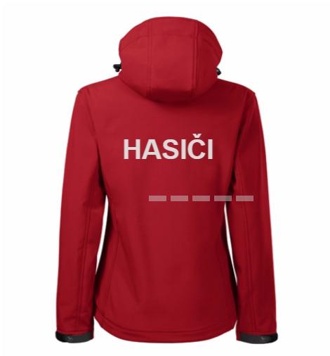 Softshellová bunda HASIČI dámská - tm.modrá