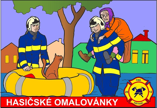 Omalovánky s hasiči - balení 100ks