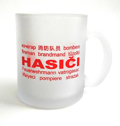 Hrnek HASIČI v cizích jazycích