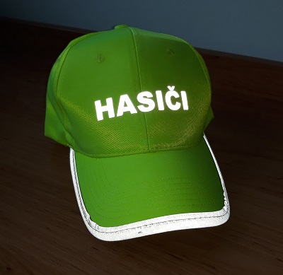 Reflexní kšiltovka HASIČI 