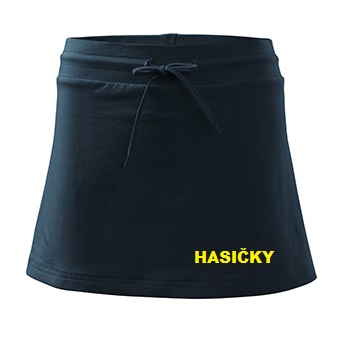 Sukně HASIČKY se všitými kraťasy