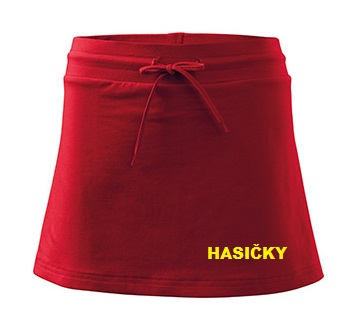 Sukně HASIČKY se všitými kraťasy