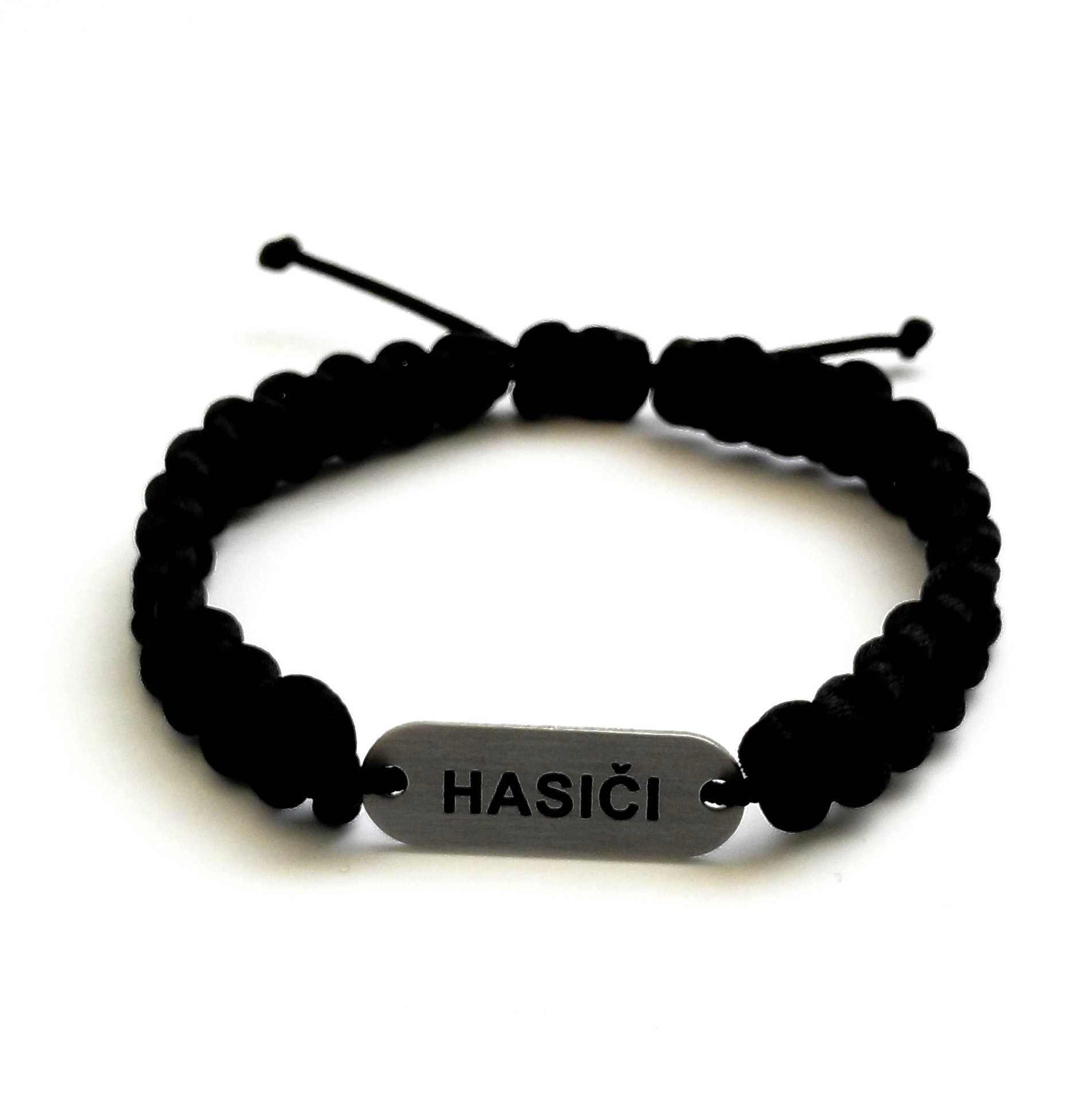 Pletený náramek HASIČI