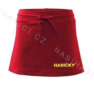 Sukně HASIČKY se všitými kraťasy