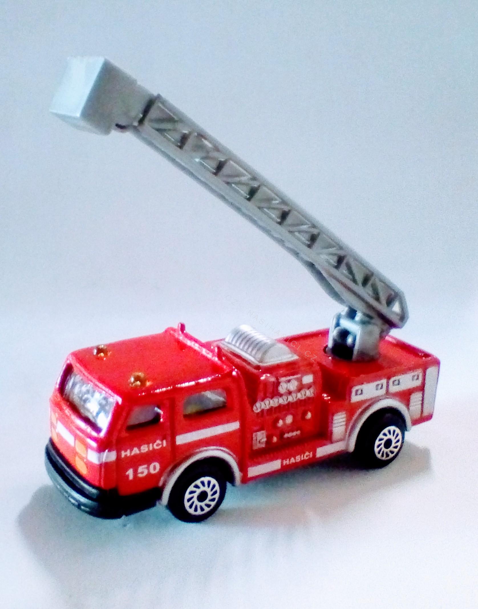 Hasičské auto kovové 9cm 