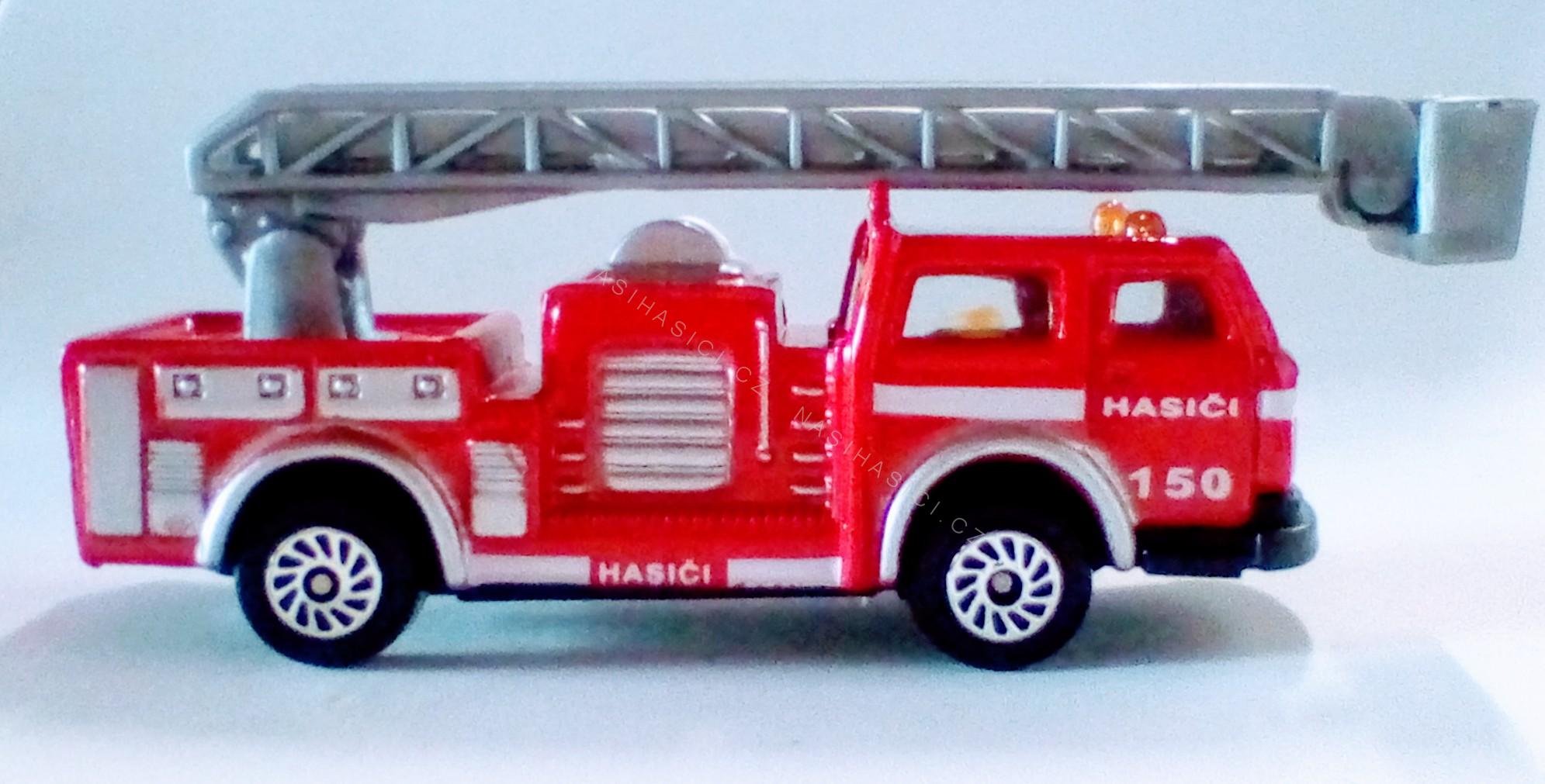 Hasičské auto kovové 9cm 