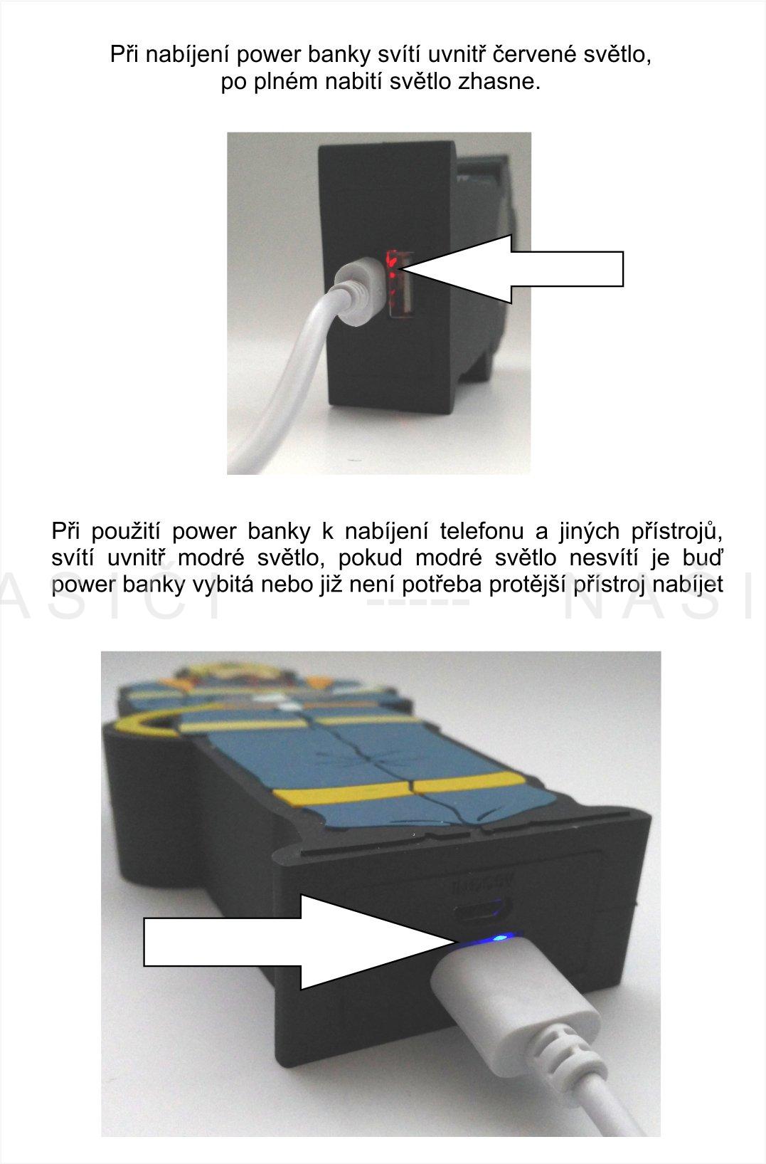 Power banka HASIČ  4000 mAh