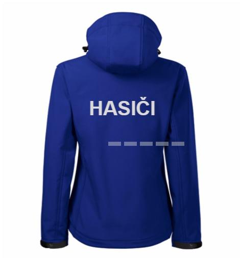 Softshellová bunda HASIČI dámská - sv.modrá