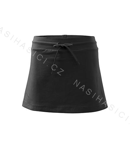 Sukně dámská MODRÁ se všitými kraťasy
