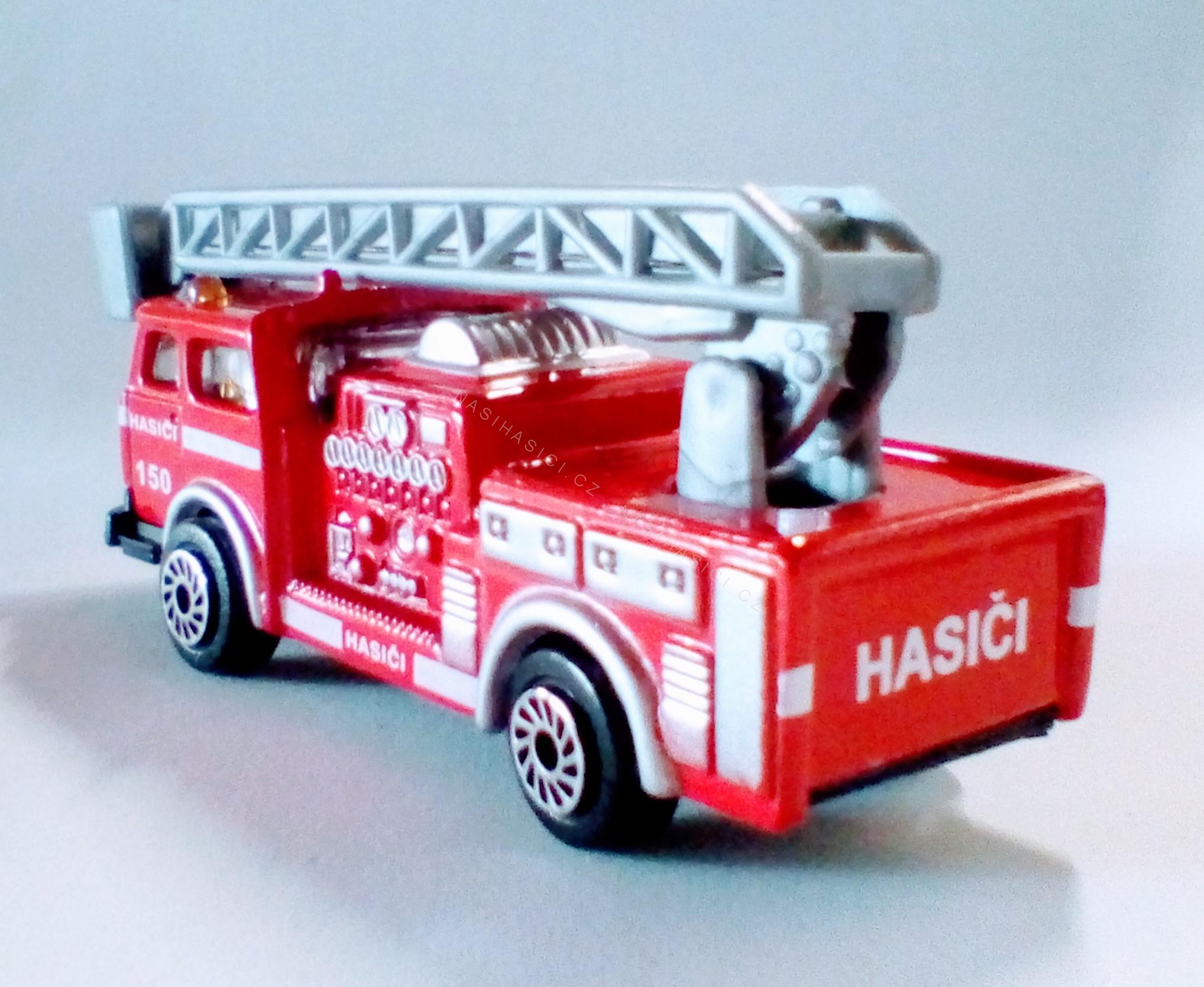 Hasičské auto kovové 9cm 
