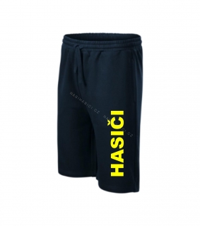 Pánské šortky modré nápis HASIČI