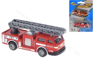 Hasičské auto kovové 9cm 