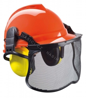 Ochranná přilba MSA V-Gard 500 pro práci v lese  