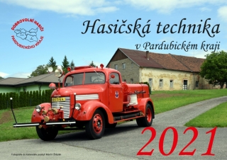 Nástěnný kalendář 2021 - Hasičská technika