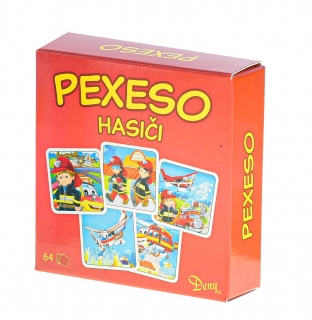 Pexeso Hasiči 64ks v krabičce