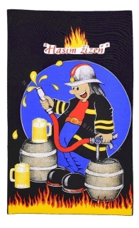 BAVLNĚNÁ UTĚRKA, HASIČ - ČERNÁ